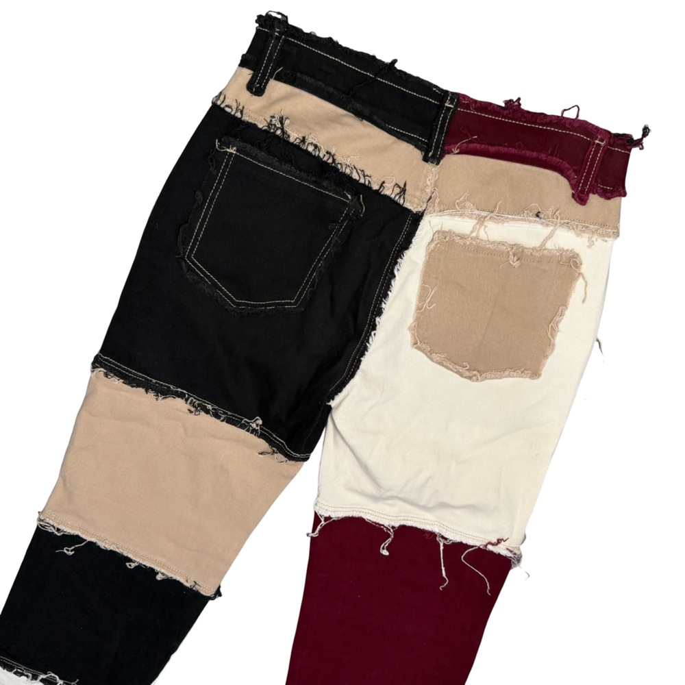FSU Patchwork Denim Pants - image 4